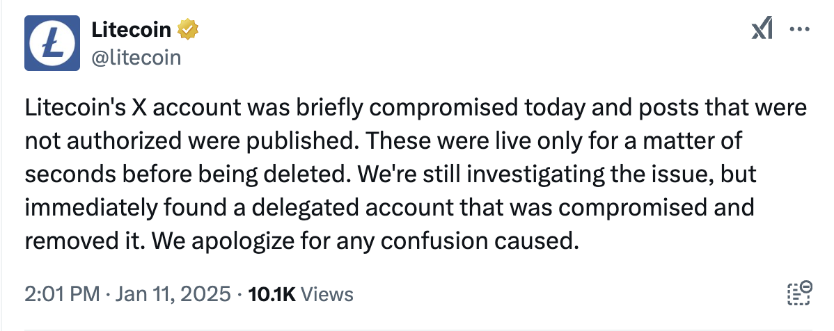 Litecoin, Cybercrime, Cybersecurity, Hacks