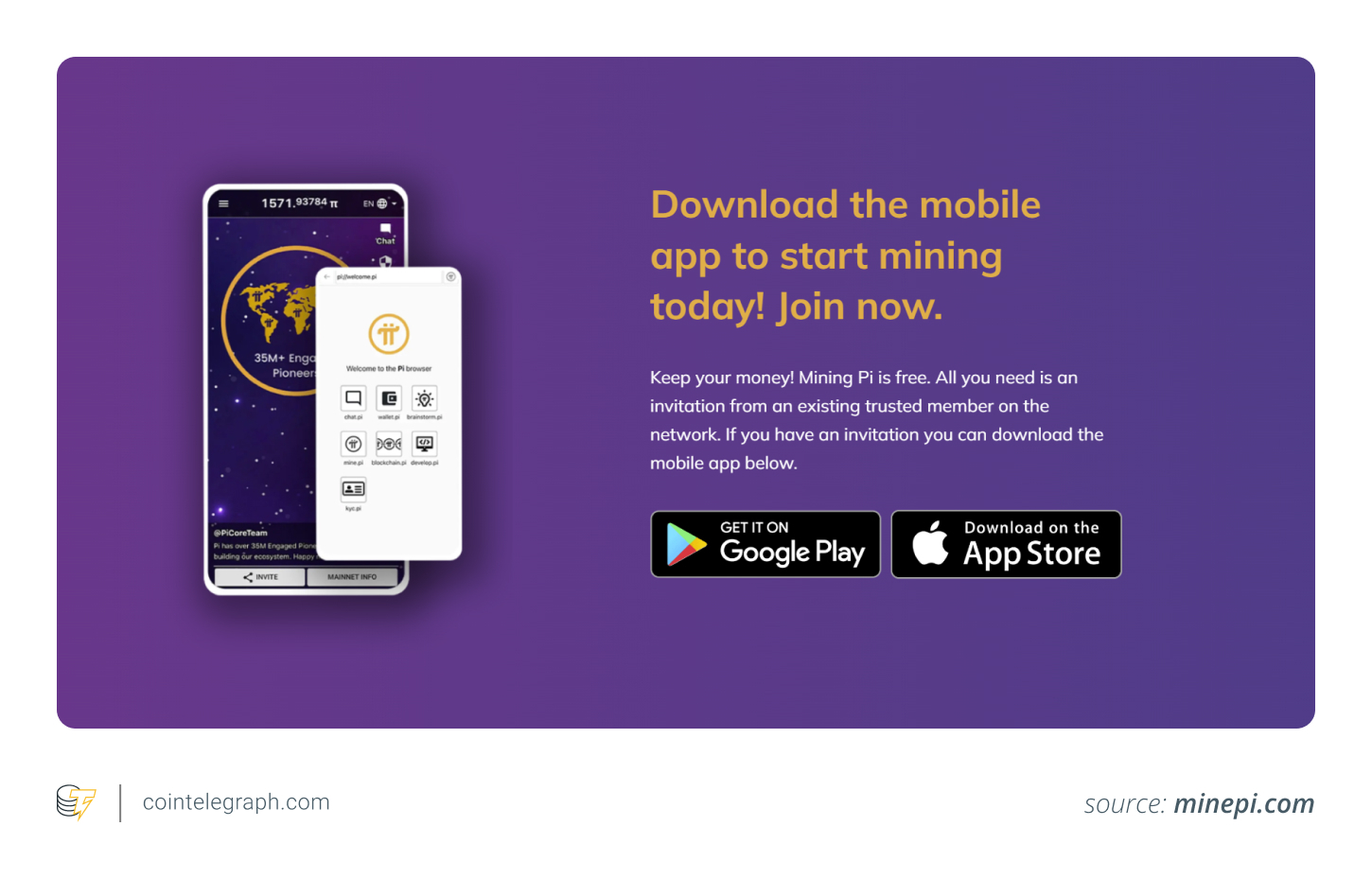 Pi Network introducing mining crypto from app